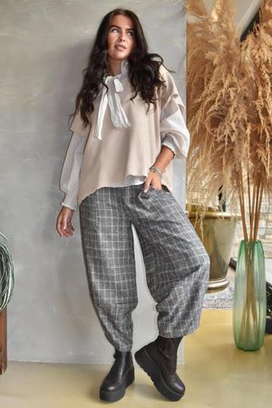 Higgins Shelby Barrel Pant Navy
